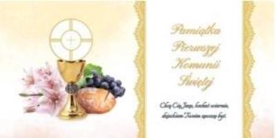 Opakowanie Karnet DL Komunia