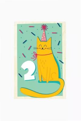 Opakowanie Karnet - Dwa latka kot
