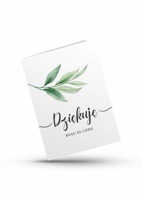 Opakowanie Karnet - Dziękuję Bogu za Ciebie