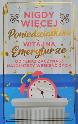 Opakowanie Karnet Emerytura