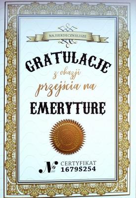 Opakowanie Karnet Emerytury 2K - 065