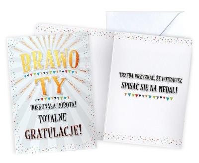 Opakowanie Karnet Gratulacje