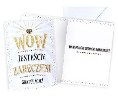 Opakowanie Karnet Gratulacje