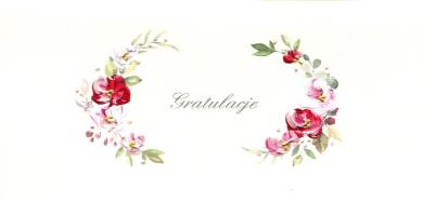 Opakowanie Karnet Gratulacje DL G04 - Kwiaty