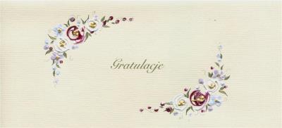 Karnet Gratulacje DL G07 - Kwiaty. Wydawca: MAK. SmakLiter.pl Opakowanie Karnet Gratulacje DL G07 - Kwiaty