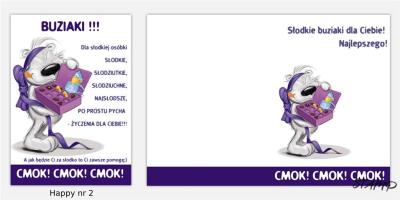 Opakowanie Karnet Happy B6 + koperta wzór nr 02