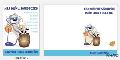 Opakowanie Karnet Happy B6 + koperta wzór nr 06