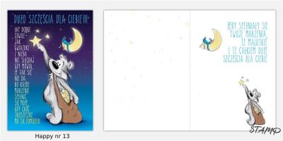 Opakowanie Karnet Happy B6 + koperta wzór nr 13