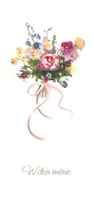 Karnet Imieniny I 16 - Bukiet kwiatów. Wydawca: MAK. SmakLiter.pl Opakowanie Karnet Imieniny I 16 - Bukiet kwiatów