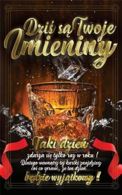 Opakowanie Karnet Imieniny męski