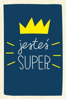 Opakowanie Karnet - Jesteś Super