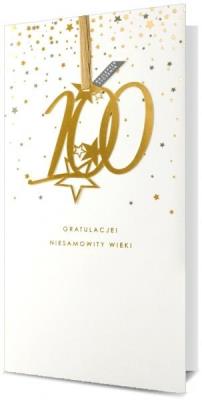 Opakowanie Karnet KL Urodziny 100