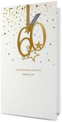 Opakowanie Karnet KL Urodziny 60
