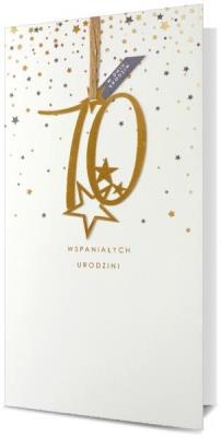 Opakowanie Karnet KL Urodziny 70