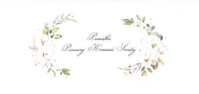 Opakowanie Karnet Komunia DL K29 - Pamiątka Pierwszej Komunii