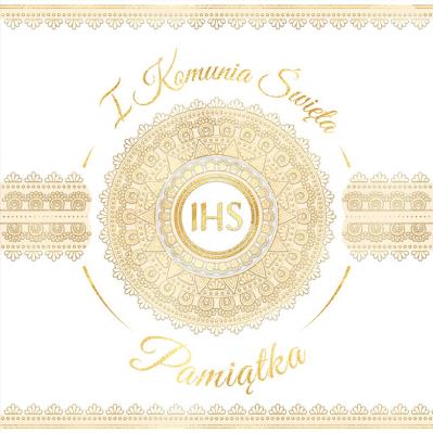 Opakowanie Karnet Komunia Hostia