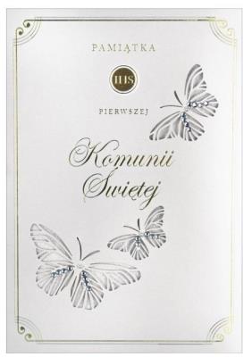 Opakowanie Karnet Komunia KL