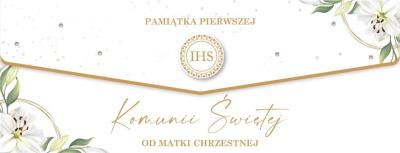 Opakowanie Karnet Komunia od Matki Chrzestnej