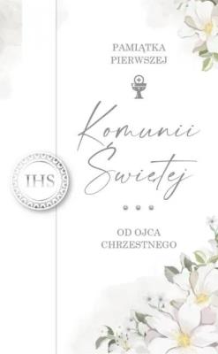 Opakowanie Karnet Komunia (od ojca chrzestnego)