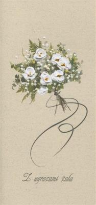 Karnet Kondolencje DL KON04 - Bukiet. Wydawca: MAK. SmakLiter.pl Opakowanie Karnet Kondolencje DL KON04 - Bukiet