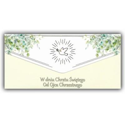 Opakowanie Karnet-koperta Chrzest od Matki Chrzestnej