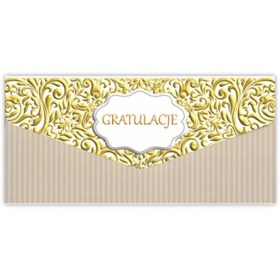 Karnet-koperta Gratulacje. Wydawca: Trend. SmakLiter.pl Opakowanie Karnet-koperta Gratulacje