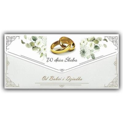 Opakowanie Karnet-koperta Ślub od Babci i Dziadka