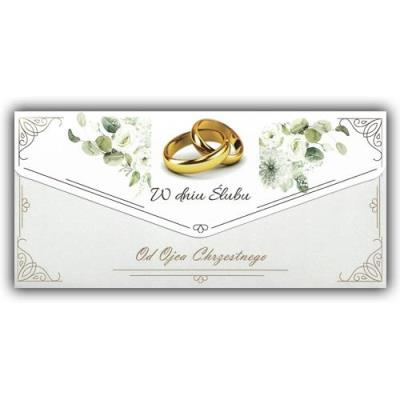 Opakowanie Karnet-koperta Ślub od Ojca Chrzestnego