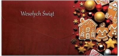 Opakowanie Karnet-koperta Wesołych Świąt