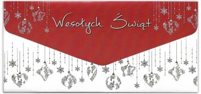 Opakowanie Karnet-koperta Wesołych Świąt