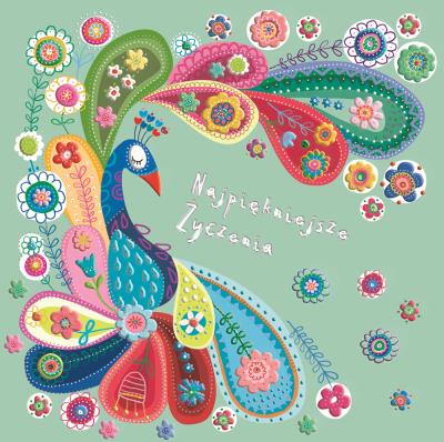 Opakowanie Karnet KW Paw