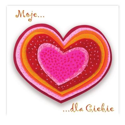 Opakowanie Karnet KW Serce 3D