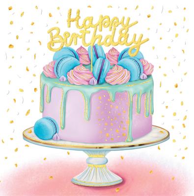 Opakowanie Karnet KW Tort happy birthday