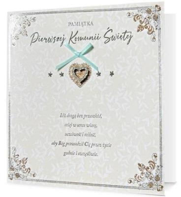 Opakowanie Karnet kwadratowy Komunia