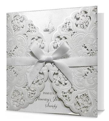 Opakowanie Karnet kwadratowy Komunia