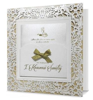 Opakowanie Karnet kwadratowy Komunia