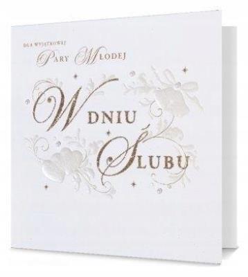 Opakowanie Karnet kwadratowy Ślub
