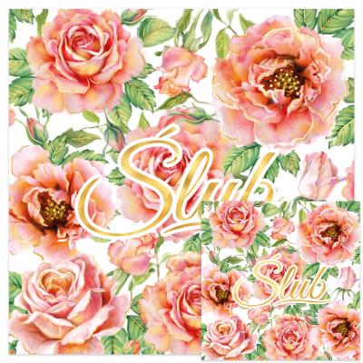 Opakowanie Karnet KWD ślub Herbaciane róże