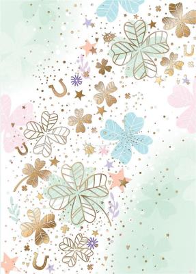 Opakowanie Karnet mini B8 Koniczynki