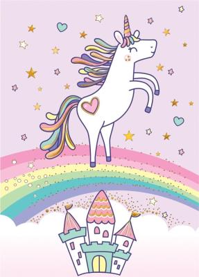 Opakowanie Karnet mini B8 Unicorn tęcza