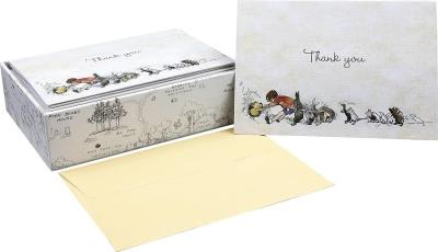 Karnet mini Thank You Kubuś Puchatek i Przyjaciele. Wydawca: Peter Pauper Press. SmakLiter.pl Opakowanie Karnet mini Thank You Kubuś Puchatek i Przyjaciele