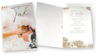 Opakowanie Karnet muzyczny Ślub