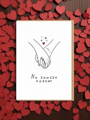 Opakowanie Karnet - na zawsze razem