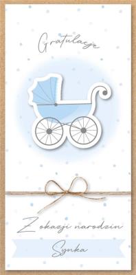 Opakowanie Karnet Narodziny chłopca