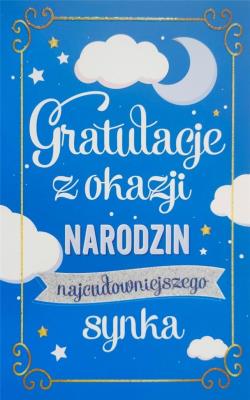 Opakowanie Karnet Narodziny chłopiec 2K - 087