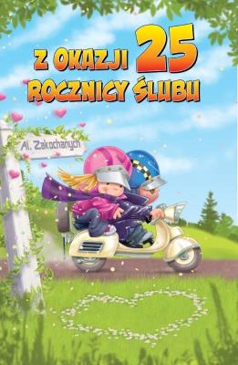Opakowanie Karnet okolicznościowy Rocznica Ślubu 25