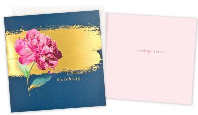 Okładka książki Karnet Podziękowania (magnolia)