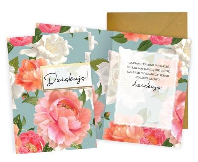 Opakowanie Karnet Podziękowania