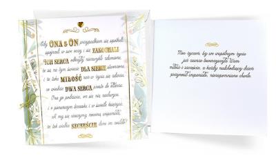 Opakowanie Karnet Primus Ślub