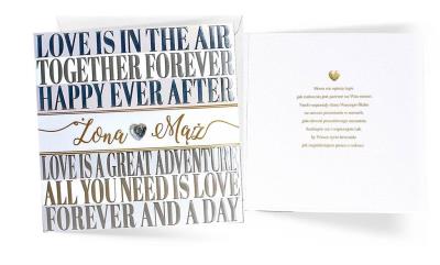 Opakowanie Karnet Primus Ślub